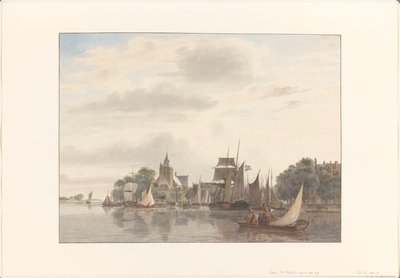 Ciudad junto al agua de Hendrik Abraham Klinkhamer