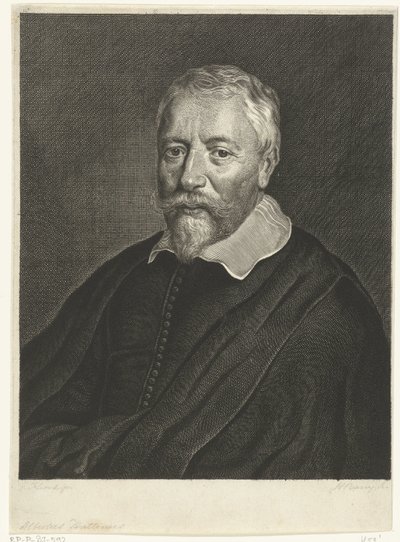 Retrato de Albertus Huttenus de Hendrik Bary