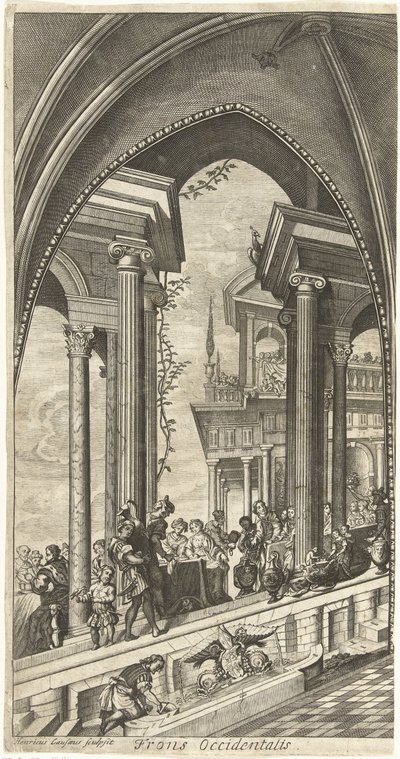 Pinturas lado oeste, Sint Michielsabdij Amberes de Hendrik Causé