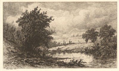 estanque bucólico de Hendrik Dirk Kruseman van Elten