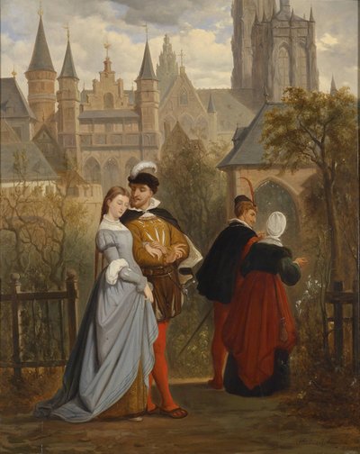 Escena del Fausto de Goethe de Hendrik Frans Schaefels