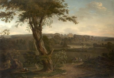 Parque Wollaton Hall, Nottingham, 1795 de Hendrik Frans de Cort