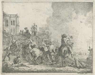 cetrería de Hendrik Frans van Lint