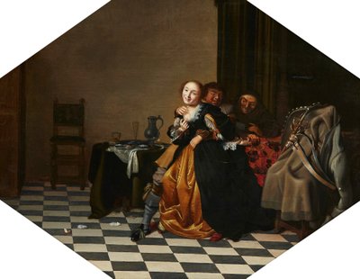 Escena de burdel de Hendrik Gerritsz Pot