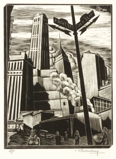 Escena de la ciudad de Hendrik Glintenkamp