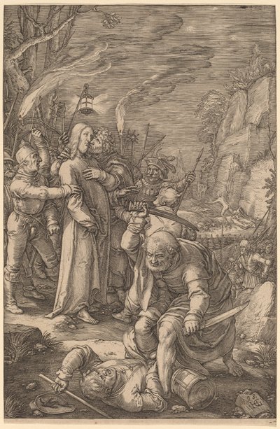 Cristo Capturado de Hendrik Goltzius