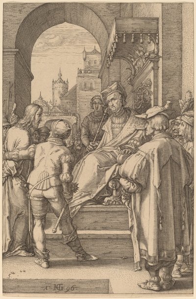 Cristo ante Pilato de Hendrik Goltzius