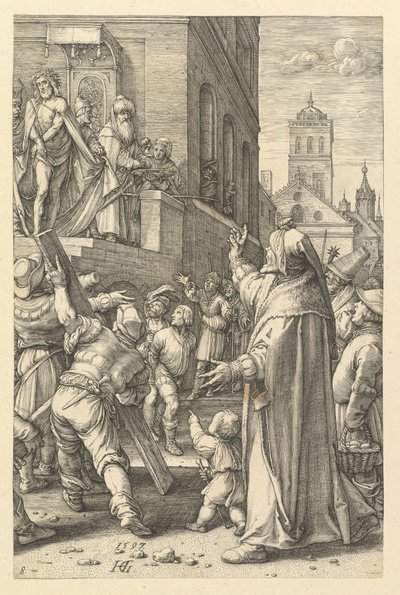 Ecce Homo, de La Pasión de Cristo de Hendrik Goltzius