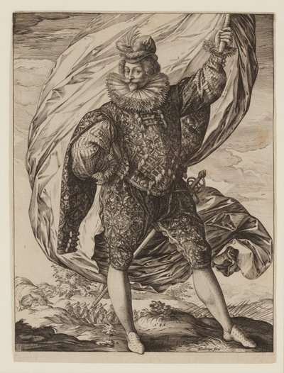 Abanderado Gerrit Pieters Ruicharer de Hendrik Goltzius
