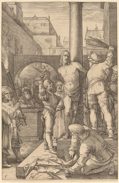 Flagelación de Cristo de Hendrik Goltzius