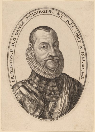 Federico II, Rey de Dinamarca y Noruega de Hendrik Goltzius