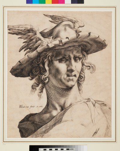 Jefa de mercurio de Hendrik Goltzius