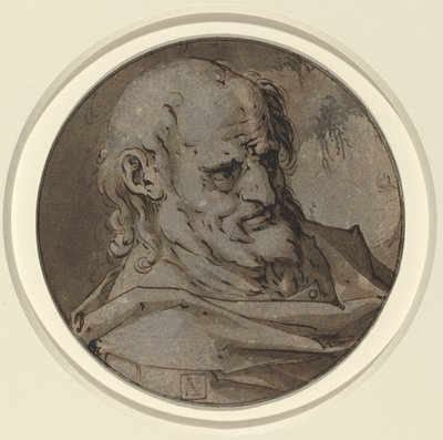 Cabeza de un Apóstol de Hendrik Goltzius