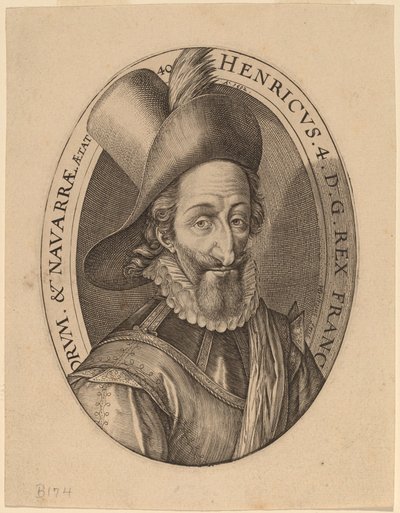 Enrique IV, rey de Francia de Hendrik Goltzius