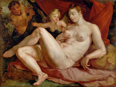 Júpiter y Antíope de Hendrik Goltzius
