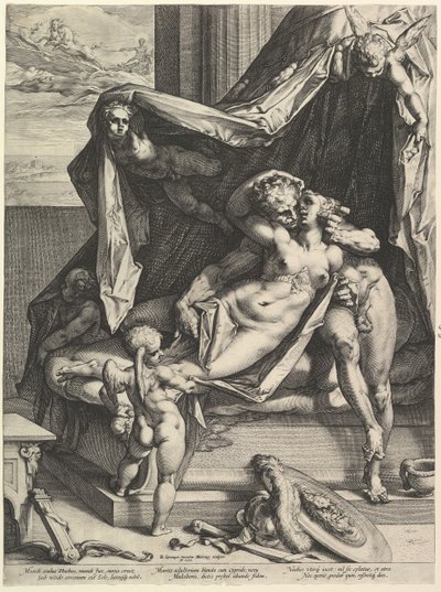 Marte y Venus de Hendrik Goltzius