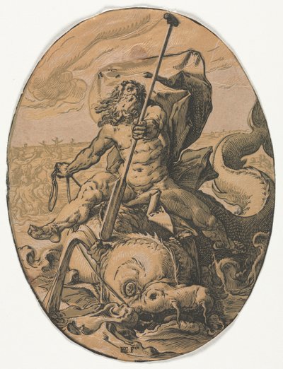 Neptuno de Hendrik Goltzius