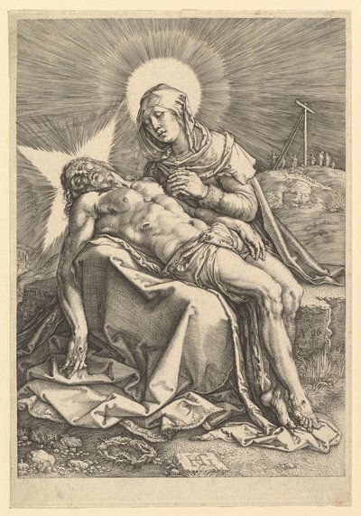 Pietà, 1596 de Hendrik Goltzius
