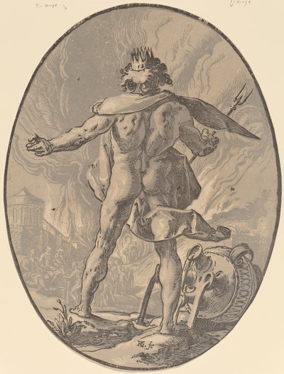 Plutón de Hendrik Goltzius
