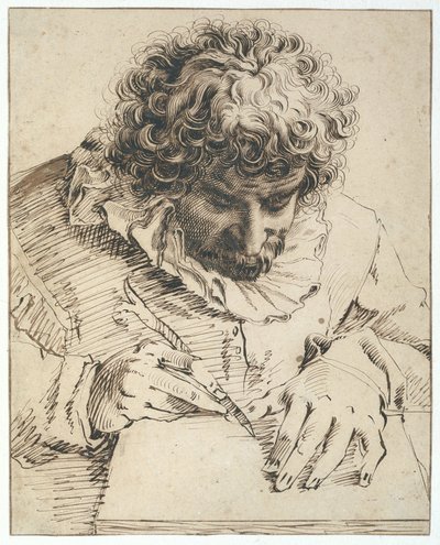 Retrato de Gillis van Breen, 1568-1617 de Hendrik Goltzius