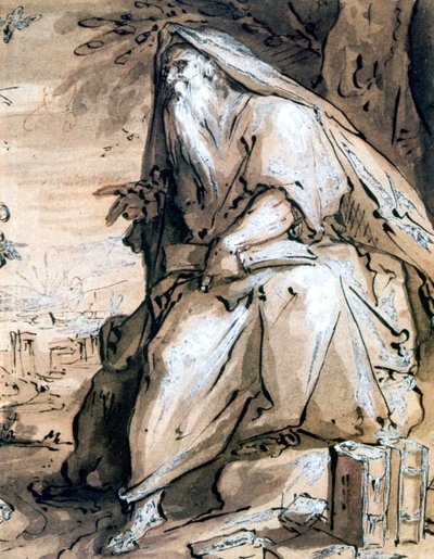Profeta, c1600 de Hendrik Goltzius
