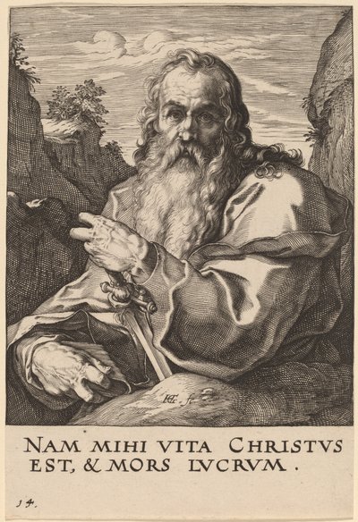 San Pablo de Hendrik Goltzius