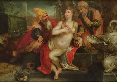 Susana y los Ancianos, 1607 de Hendrik Goltzius