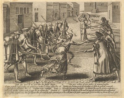 Los Abusos de la Ley, Lámina 7 de Hendrik Goltzius