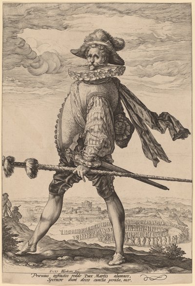 El capitán de la infantería de Hendrik Goltzius