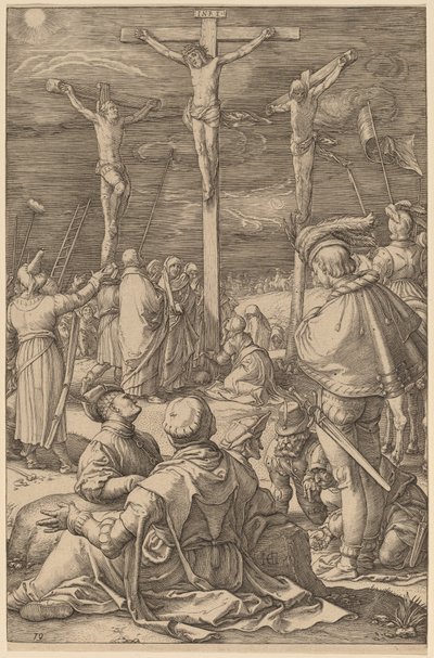 La crucifixión de Hendrik Goltzius
