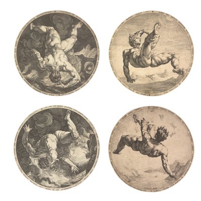 Los Cuatro Desgraciados de Hendrik Goltzius