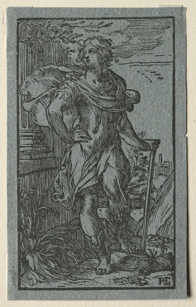 Joven de pie de Hendrik Goltzius