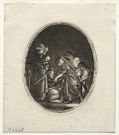 La decapitación de San Juan Bautista de Hendrik Goudt
