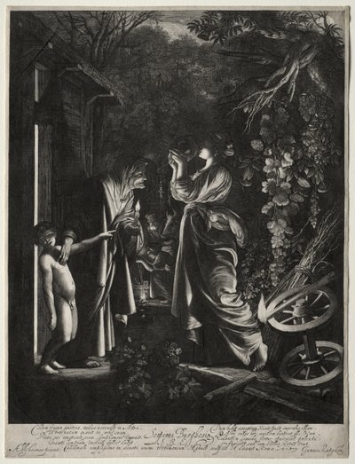 The Mocking of Ceres de Hendrik Goudt