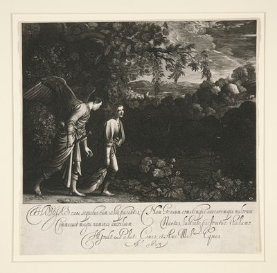 Tobías y el ángel de Hendrik Goudt