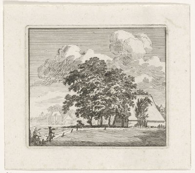 Granja en un paisaje de Hendrik Hoogers