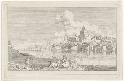 Vista del Valkhof en Nijmegen de Hendrik Hoogers