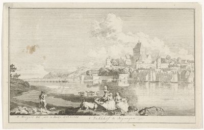 Vista del Valkhof en Nijmegen 