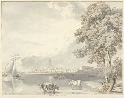 Vista sobre el Rin en Rhenen de Hendrik Hoogers