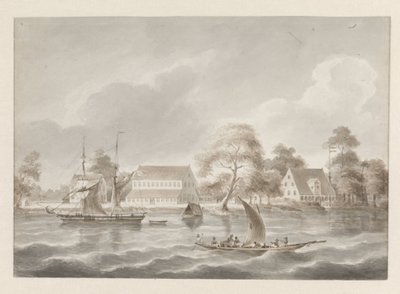 Plantación Jagtlust en el río Surinam de Hendrik Huygens