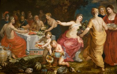 La fiesta de Aqueloo, 1610-1615 de Hendrik I Balen van