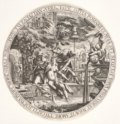 Susana en el baño de Hendrik I Hondius