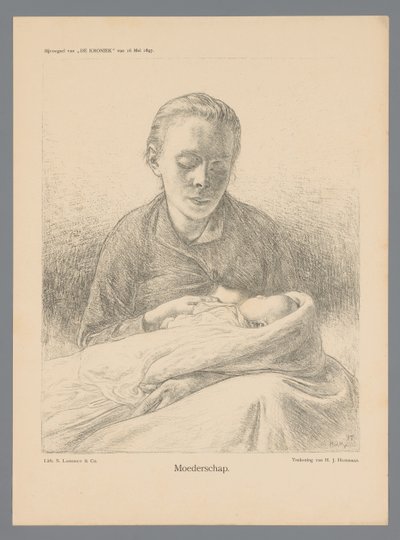 Maternidad (título sobre objeto) de Hendrik Johannes Haverman