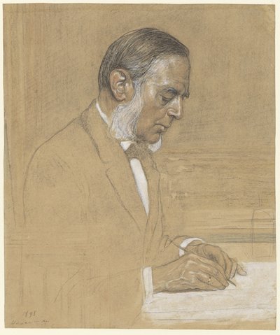 Retrato de Sjoerd Anne Vening Meinesz de Hendrik Johannes Haverman
