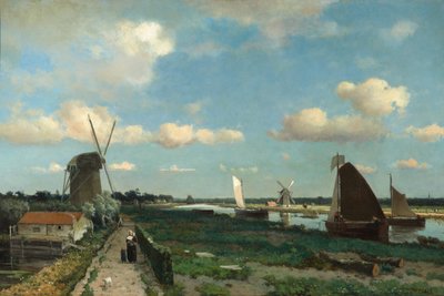Trekvliet, 1870 de Hendrik Johannes Weissenbruch
