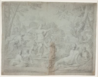 Diana y Acteón. (Ovidio, Met., III, 175 ss.) de Hendrik Krock