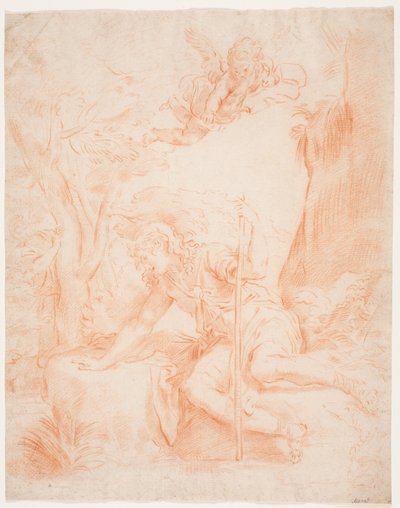 Narciso en la fuente. (Ovidio, Met.III, 415) de Hendrik Krock