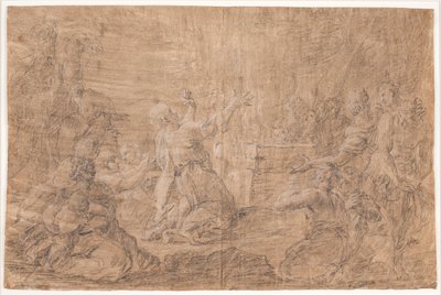 Escena de sacrificio de Hendrik Krock