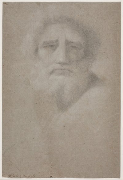 Cabeza de hombre barbudo de Hendrik Krock