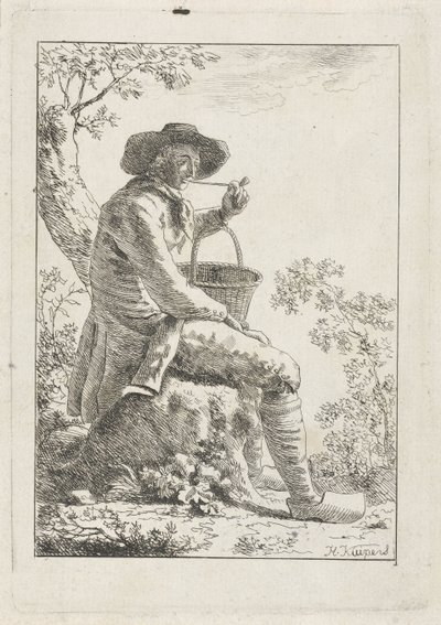 granjero fumador de Hendrik Kuipers